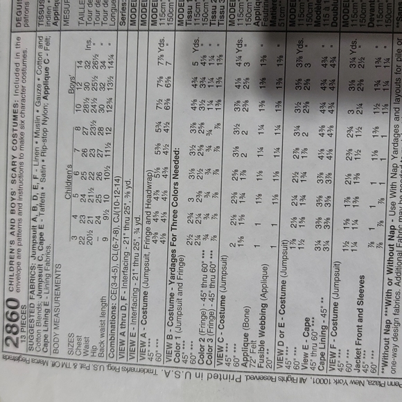 McCall's Costumes. Scary Costumes - Picture 4 of 4